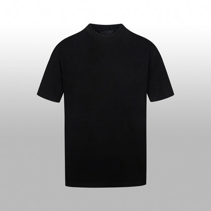 Prada Milano T-Shirt with Red Embroidered Logo