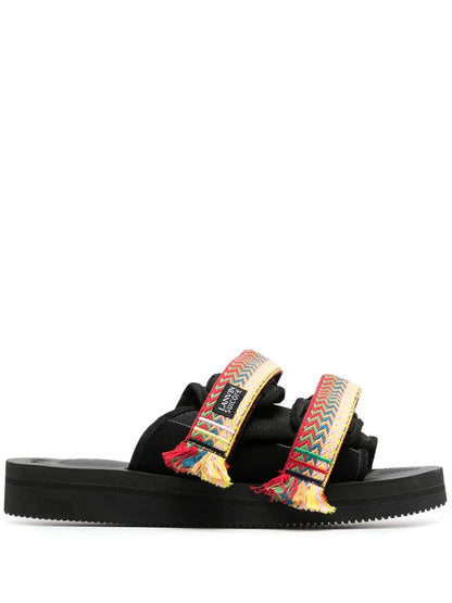 LANVIN x Suicoke Curb Sandals Black