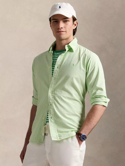 RALPH LAUREN Polo Pony Shirt Light Green