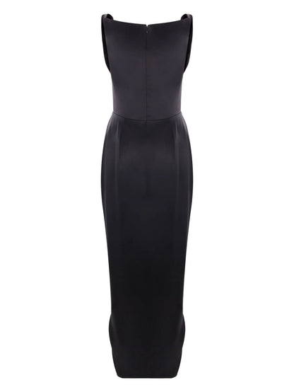 VIVIENNE WESTWOOD WOMEN Long Panther Sleeveless Dress Black