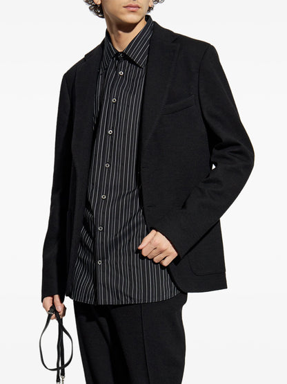 VIVIENNE WESTWOOD Orb-Embroidered Shirt Black