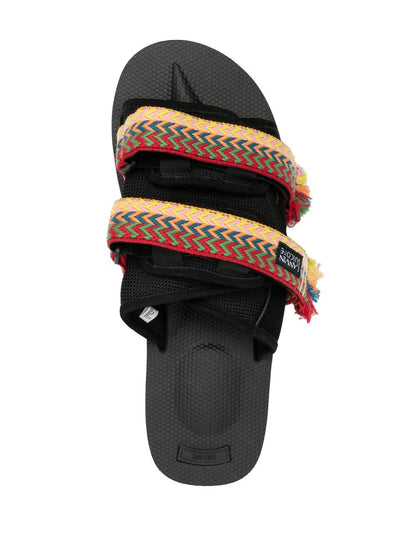 LANVIN x Suicoke Curb Sandals Black