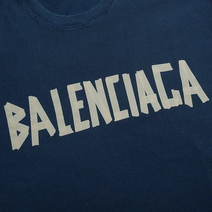 Balenciaga Tape Type T-Shirt Blue