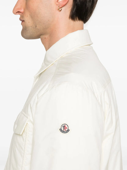 MONCLER Arpont Down Shirt Jacket White