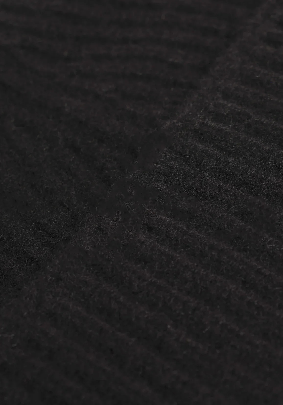 MKI MIYUKI ZOKU Cashmere Ribbed Beanie Black
