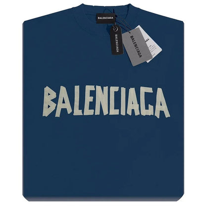 Balenciaga Tape Type T-Shirt Blue