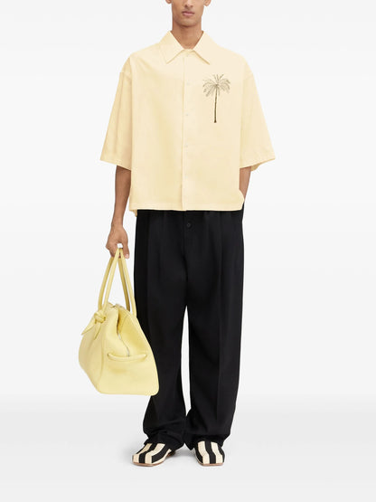 JACQUEMUS The Aloe Shirt Light Yellow