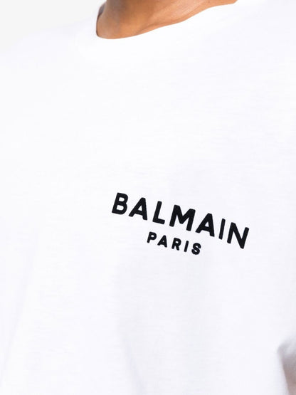 BALMAIN WOMEN Logo-print T-shirt White