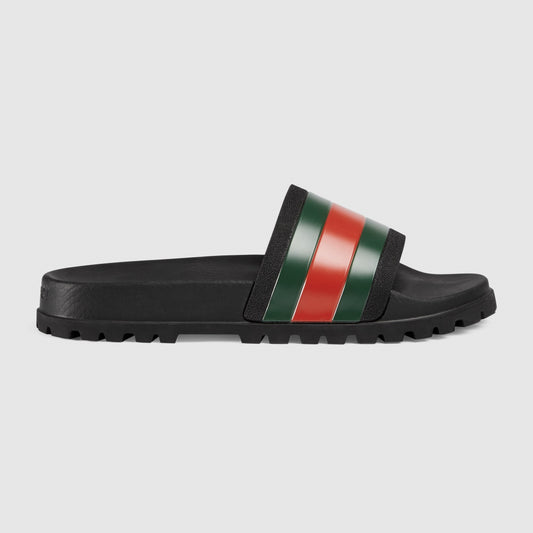 Gucci Men's slide sandal with Web