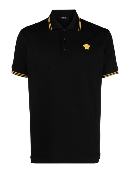 VERSACE Medusa Polo Shirt Black