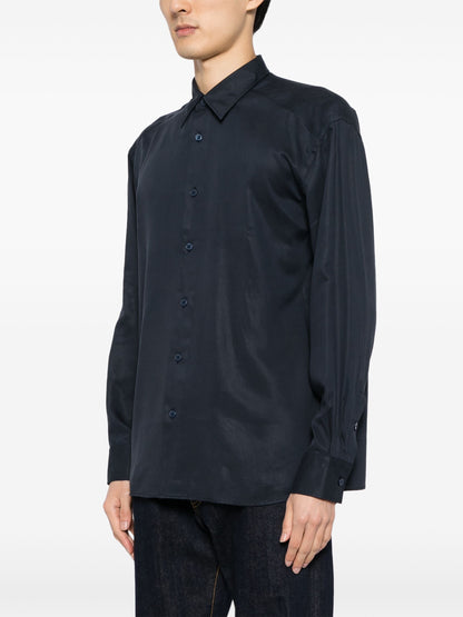BOSS C-Cory Long Sleeve Cotton Shirt Navy