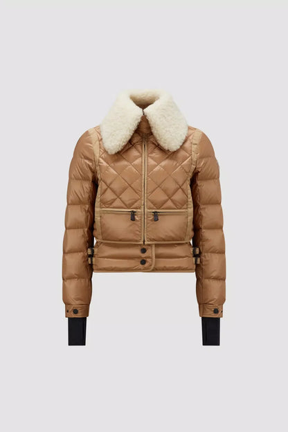 MONCLER GRENOBLE WOMEN Chaviere Short Down Jacket Off White