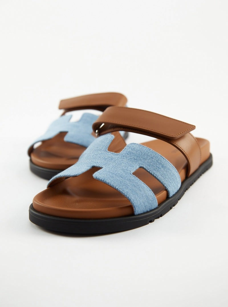 Chypre leather sandal Hermès