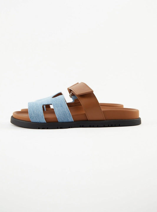 Chypre leather sandal Hermès