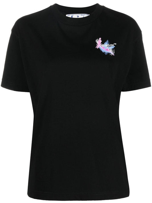 OFF-WHITE WOMEN Hotch Potch Arrow Casual T-Shirt Black